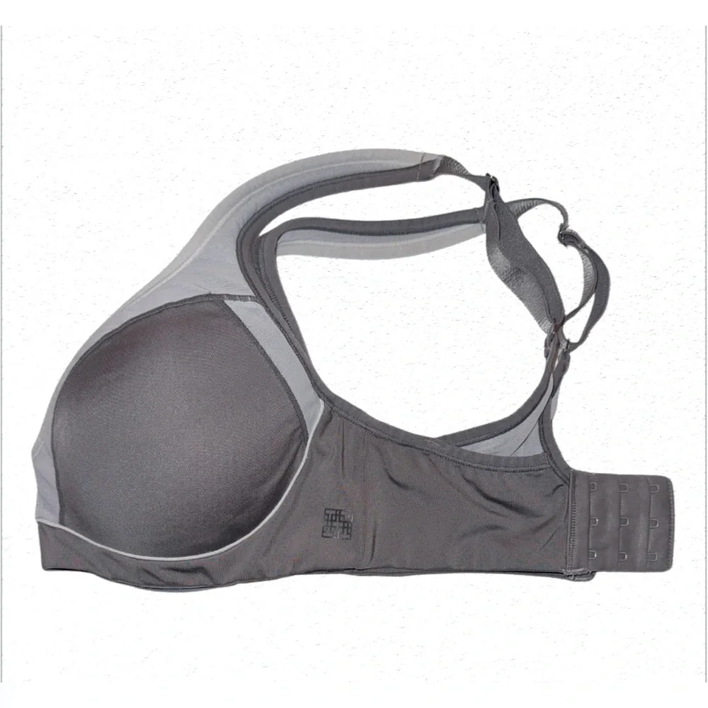 Natori Gray and White Intimates Bra with Molded Cups - Picture 9 of 10